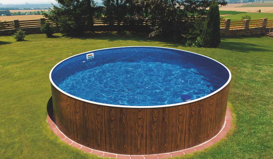 Piscine cu carcasă metalică AZURO 400DL, rotund 3,6x1,2m cu utilaj set BASIC în Chișinău